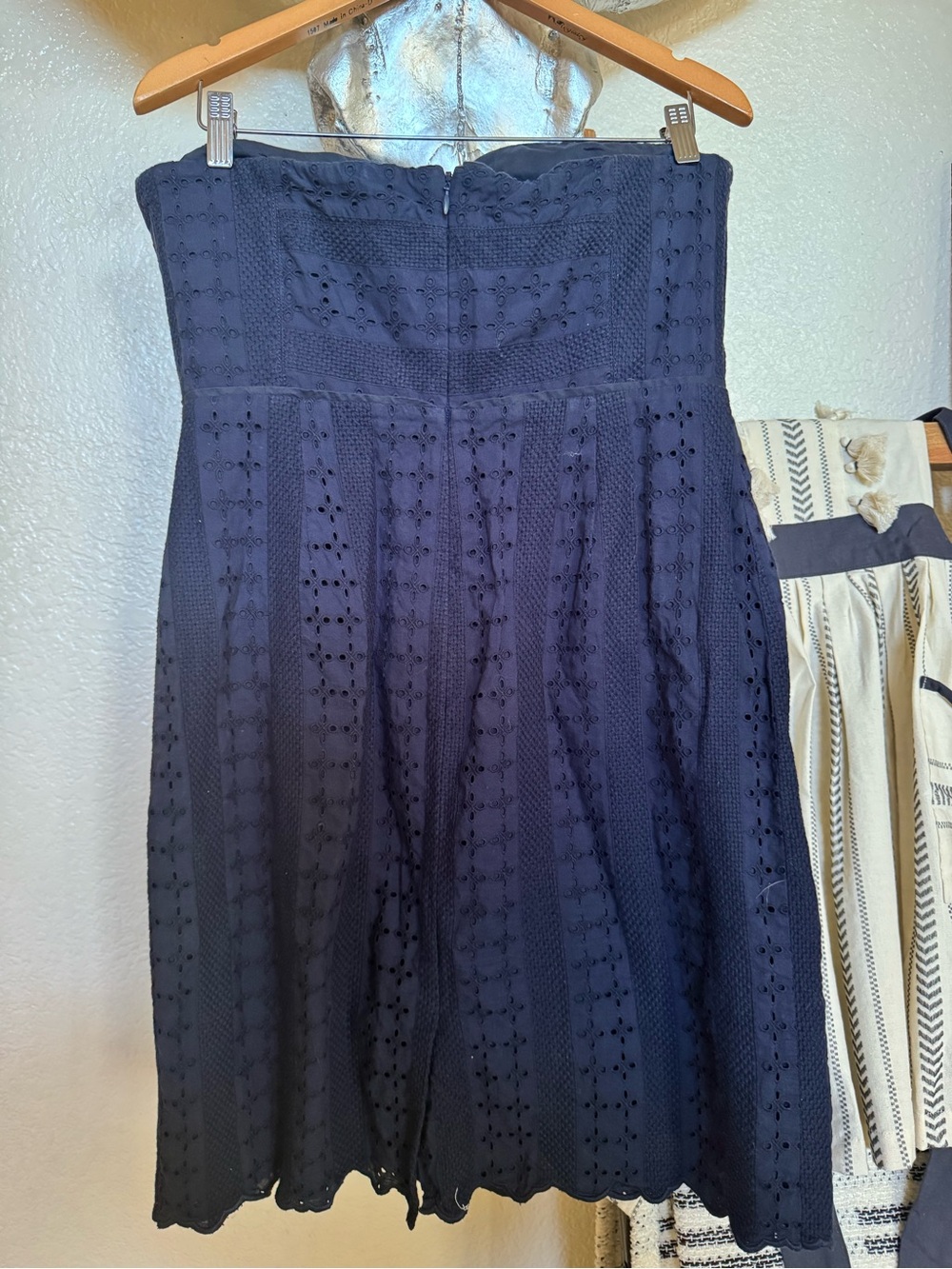 J. Crew Navy Strapless Eyelet Sundress - Picture 8 of 8